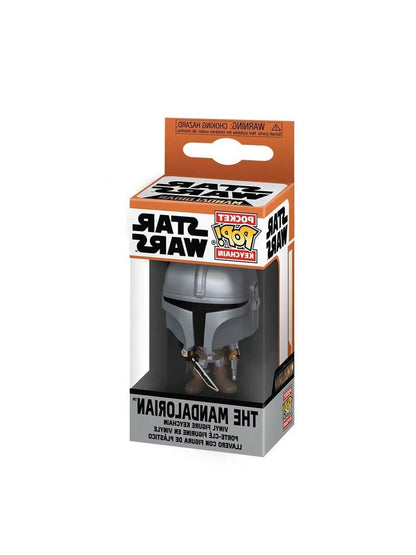 Pop Pocket Mando With Darksaber 1.5 Inches Keychain Vinyl Figure