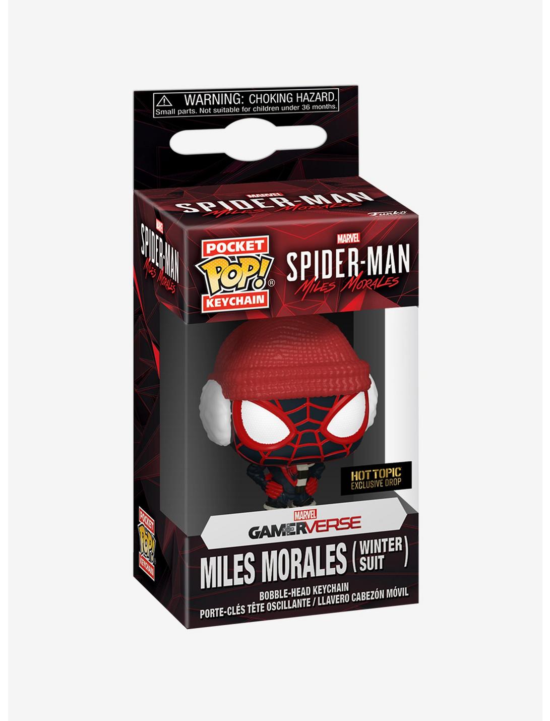 POP Keychain Spider-Man Winter Miles Morales