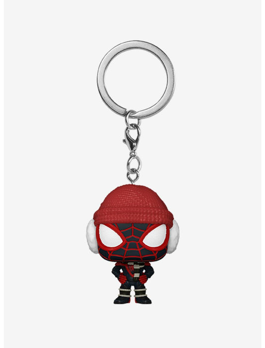 POP Keychain Spider-Man Winter Miles Morales