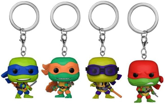 Pocket Pop! Key ChainTeenage Mutant Ninja Turtles: Leonardo, Donatello, Raphael And Michelangelo