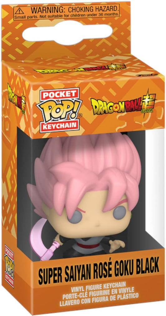 1 Pcs Funko Pop! Keychain Funko Super - Super Saiyan Rose Goku Black With Scythe