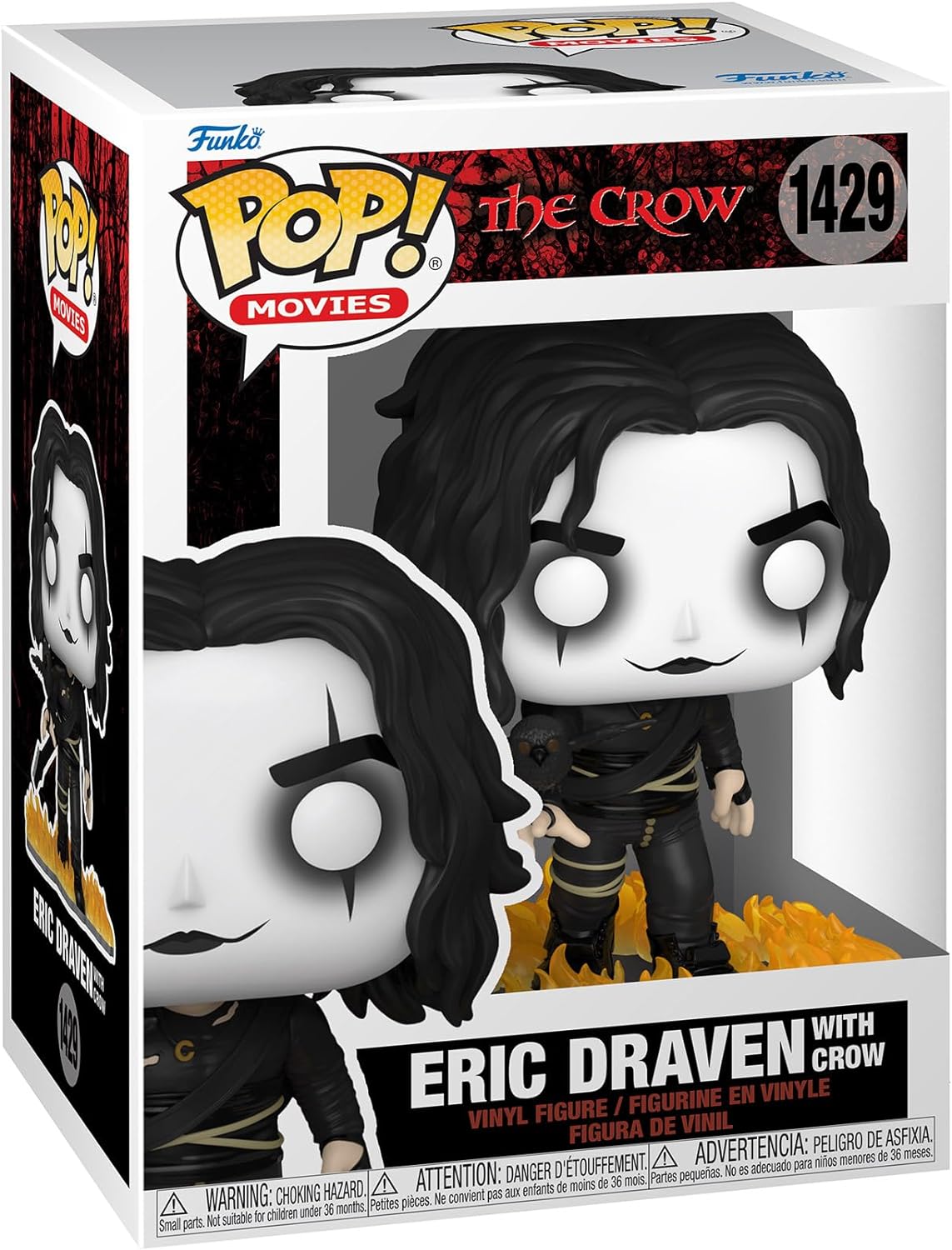 1 PC Funko Pop Funko Pop! Movies The Crow Eric Draven with Crow