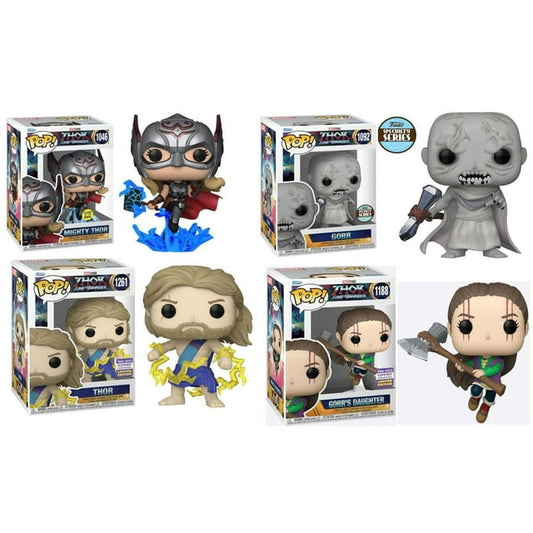 Pop! Marvel: Thor Love & Thunder Exclusive set of 4