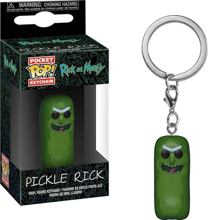 Funko - FUNKO POP! KEYCHAIN: (Rick & MortyPickle Rick)