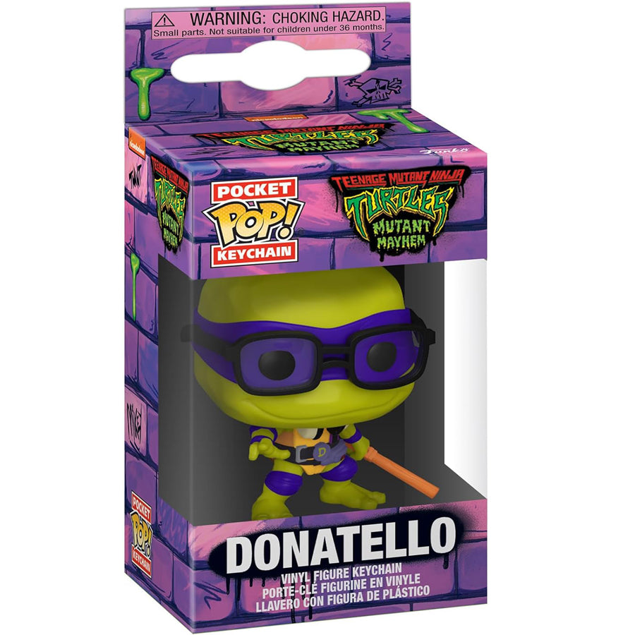 1 Pcs Funko Pop! Keychain Funko Turtles Mutant Mayhem - Donatello