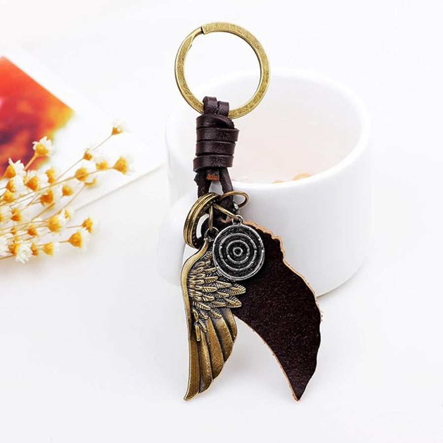 Fashion Handmade simple creative alloy Eagle wing key chain